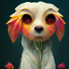 Dog Flower Sweet