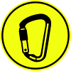 Climbing equipment carabiners