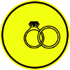 Wedding rings symbol