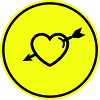 Heart symbol arrow