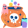 Cute Halloween Cauldron