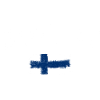 Finnish Flag Distressed Brush