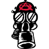 Anarchy Punk Gas Mask Retro