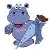 hippo nilpferd einschulung einschulungstüte schule