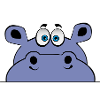 hippopotame jeune fils cadeau animal