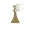 Chess queen king dispersion