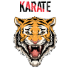 Karate Tiger Head - Karate Japanische