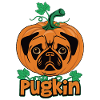 Halloween Pumpkin Pugkin Pug