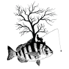 Graphic Tree - Fish Shepherd's Head
