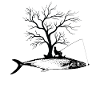 Graphic Tree - Fish Spanish Mackerel