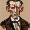 Founding Father Abraham Lincoln - Schiele