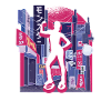 Asian City Jump Shoes Fitness