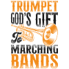 Trumpet Player Marching Band
