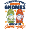 Thanksgiving Funny Gnomes Costume Autumn