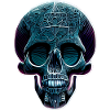 blue skull