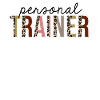 Personal Trainer Leopard Print Funny
