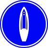 Surfboard icon icon