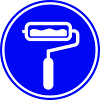 Painter Silhouette icon