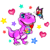 Pink Dinosaur - Dinosaur Girl