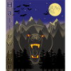 Halloween Gost Grizzly Bear