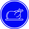 Chicken icon symbol