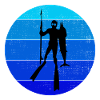 Spearfishing Spearfisher Spearfisherman fishing