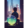 Neon Balloon