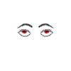 Red eyes