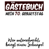70. Geburtstag 70 Jahre Geburtstagsgeschenk