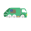 Garbage truck birthday boy