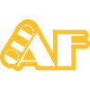 old AF Text Logo