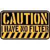 attention pas de citation de filtre