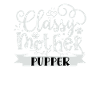 Stylish puppy mother