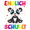 Endlich Schule Panda 1. Klasse