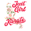 Flowers Karate Woman Girl