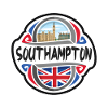 Southampton Regno Unito Regno Unito Bandiera Souvenir di Viaggio
