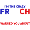 French Flag French Roots Gift