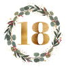 20 Number wreath