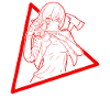 Zombiecore Ästhetische Anime Mädchen Maske
