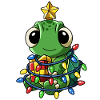 Schildkröte Weihnachtsbaum Weihnachtsmarkt