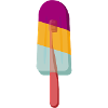 Eis mit Zahnbürste