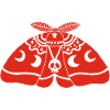 Red moth