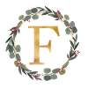 Monogramme personnalisable F couronne
