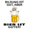 Lustiger Bier Spruch