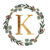 Couronne Monogram K personnalisable