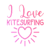 I love kitesurfing