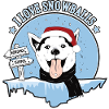 Dog loves snowballs
