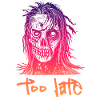 too late pink