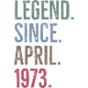 Legend Since April 1973