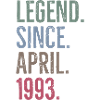 Legend Since April 1993